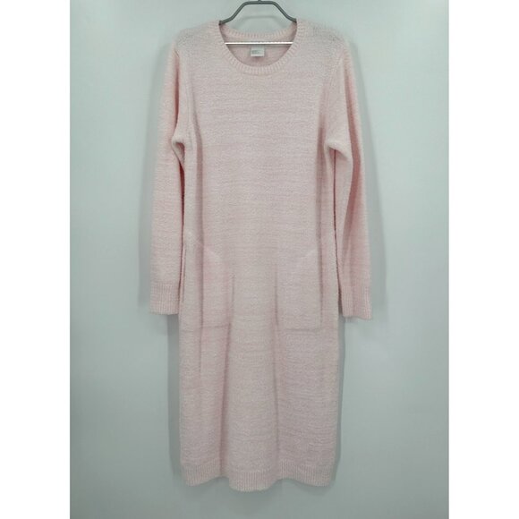 Softies Other - Softies Marshmallow Crew Neck Lounger Pajama Gown w Pockets sz S/M Blush Pink*